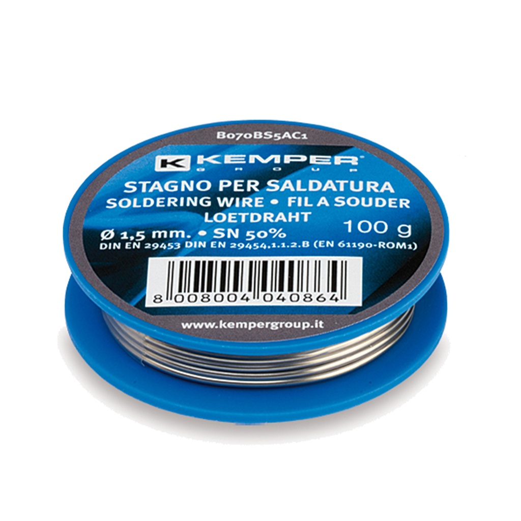 Soldering wire KEMPER 1.5mm 100g SN 50%