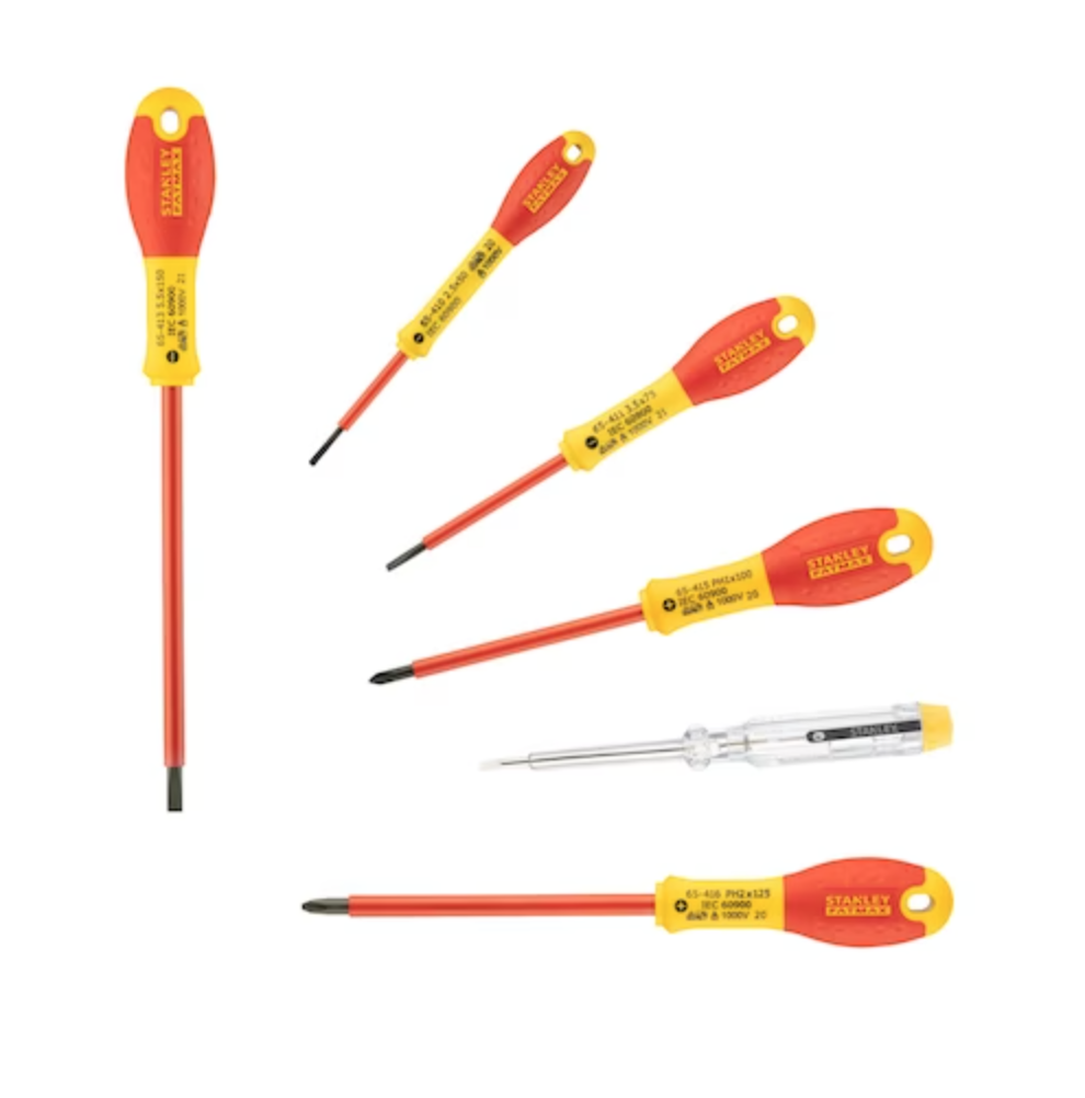 Stanley Fatmax VDE kruvikeerajate komplekt, 1000 V, 6 tk