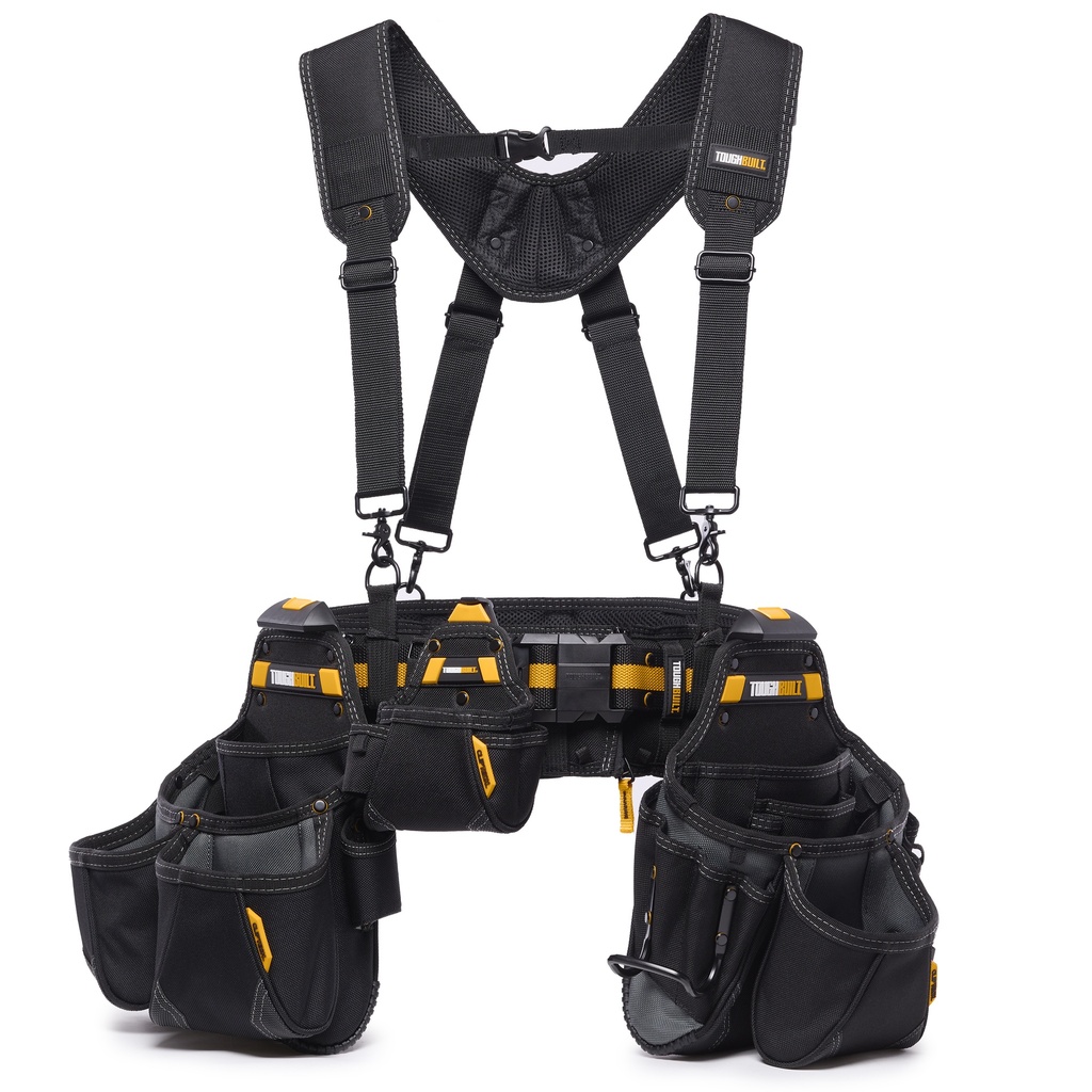 Tööriistarihma ja koti komplekt ToughBuilt® "Contractor", 5 tk.