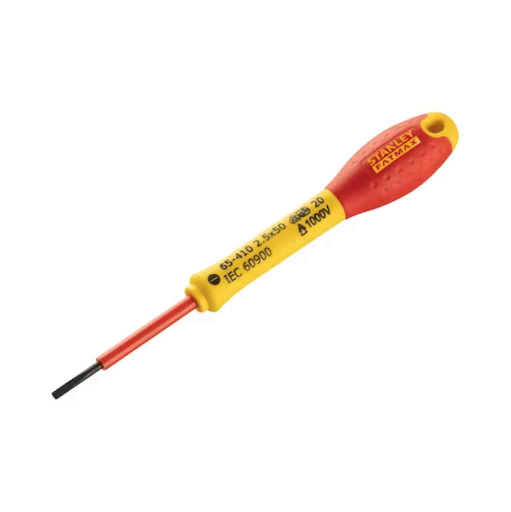 Stanley Fatmax Insulated Screwdriver VDE 2,5x50 mm, 1000V (with blister)