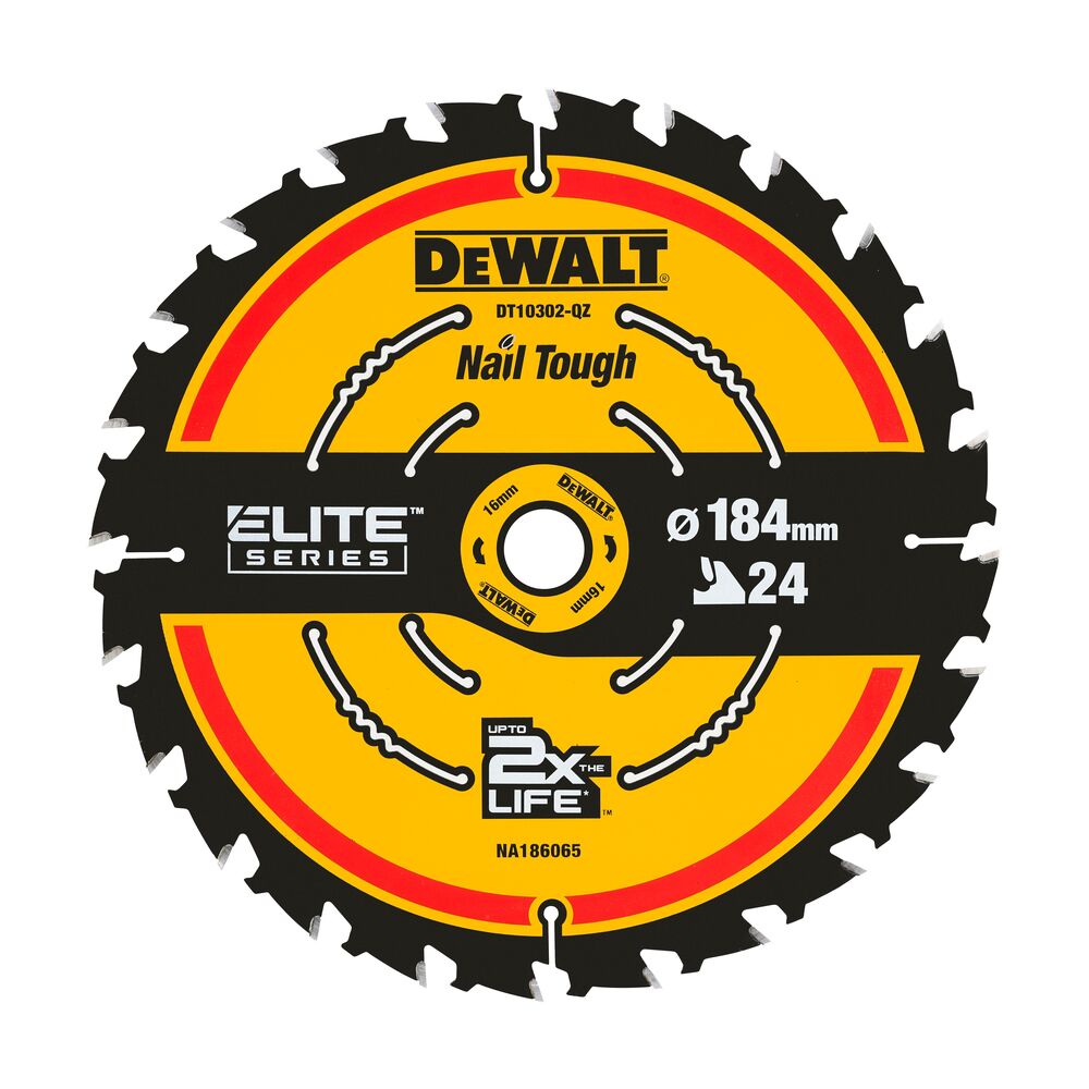 Circular saw blade DeWalt ELITE CSB 184x16mm 24T