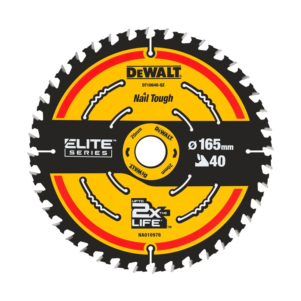 Pjov. diskas medienai DeWalt ELITE CSB 165x20mm 40T 