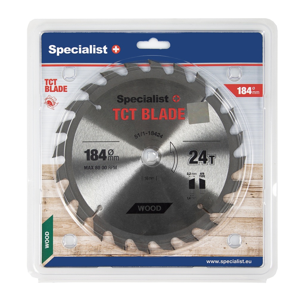 SPECIALIST+ saeketas, 184x24Tx16 mm