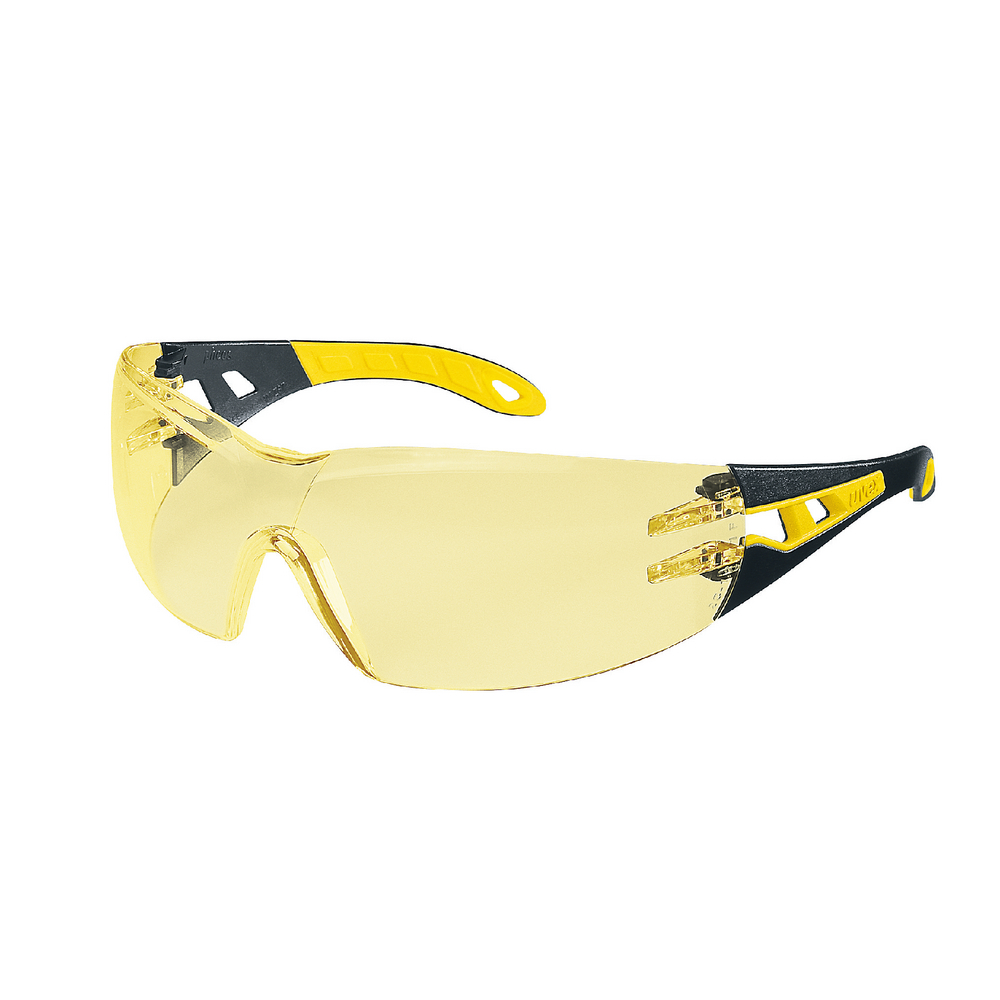 Safety spectacles UVEX PHEOS, yellow