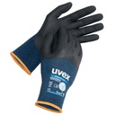 PU coated safety gloves UVEX Phynomic, size 8