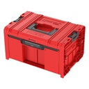 QBRICK PRO įrankių dėžė su stalčiu 2.0 EXPERT RED