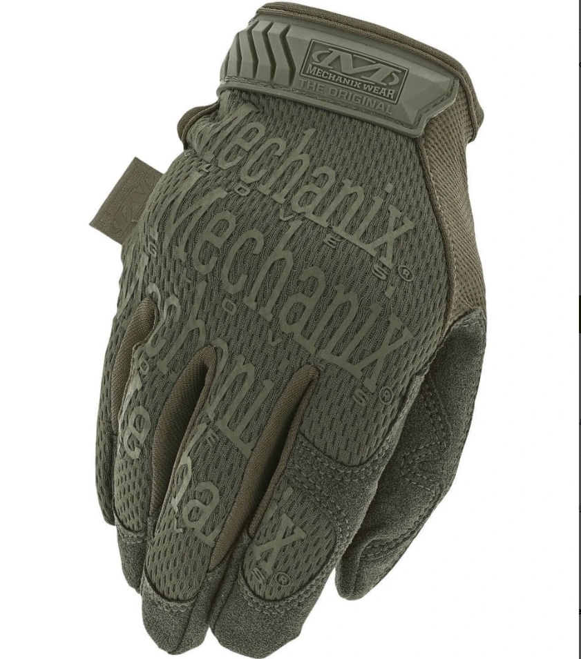 Gloves Mechanix The Original® Olive Drab size M. Velcro, synthetic leather, TrekDry®