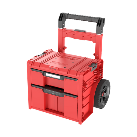Tool box with wheels PRO 2.0 PLUS, 2 drawers, QBRICK