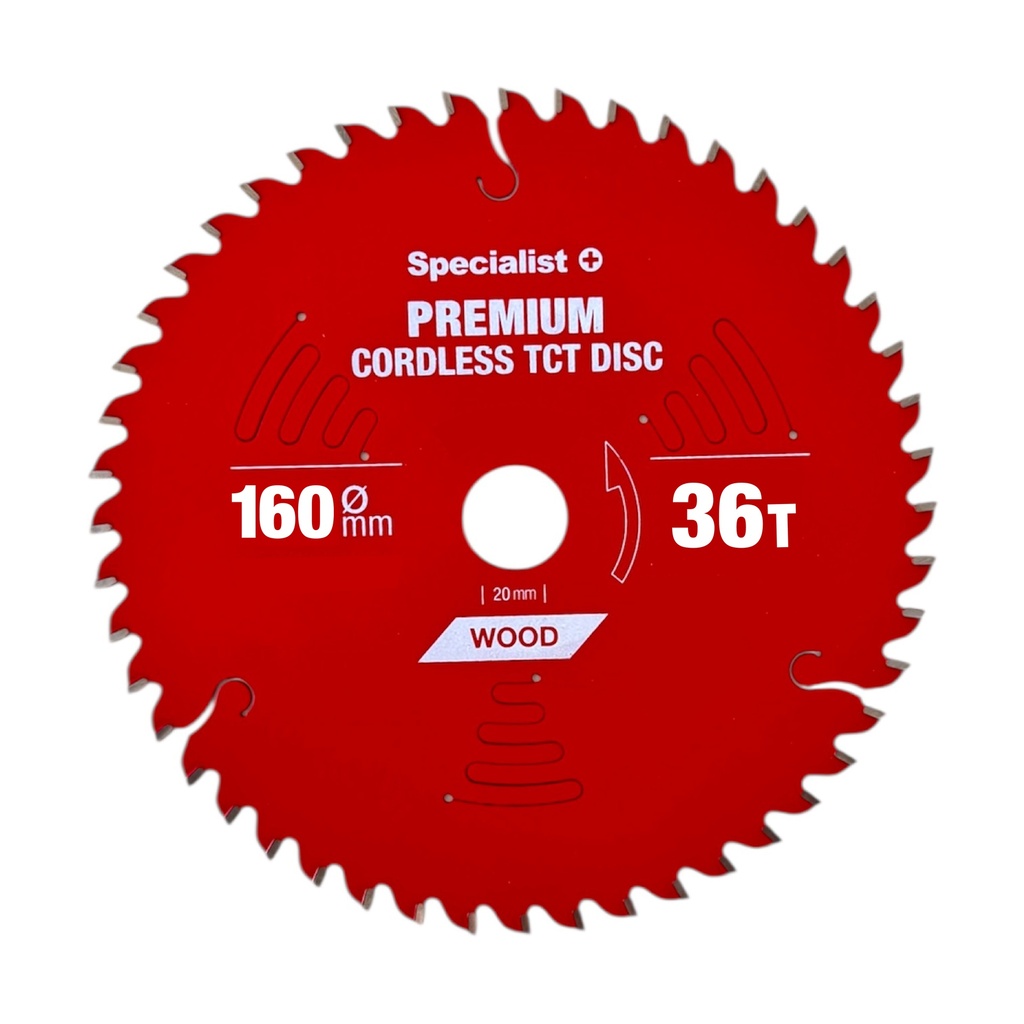 Cutting disc 160x36Tx20mm, Cordless PREMIUM, SPECIALIST+