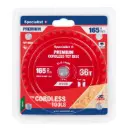Pjovimo diskas 165x36Tx20mm, Cordless PREMIUM, SPECIALIST+