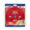 Griešanas disks 184x48Tx20/16mm, Multimaterial PREMIUM, SPECIALIST+