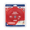 Griešanas disks 184x36Tx20/16mm, Sandwich PREMIUM, SPECIALIST+