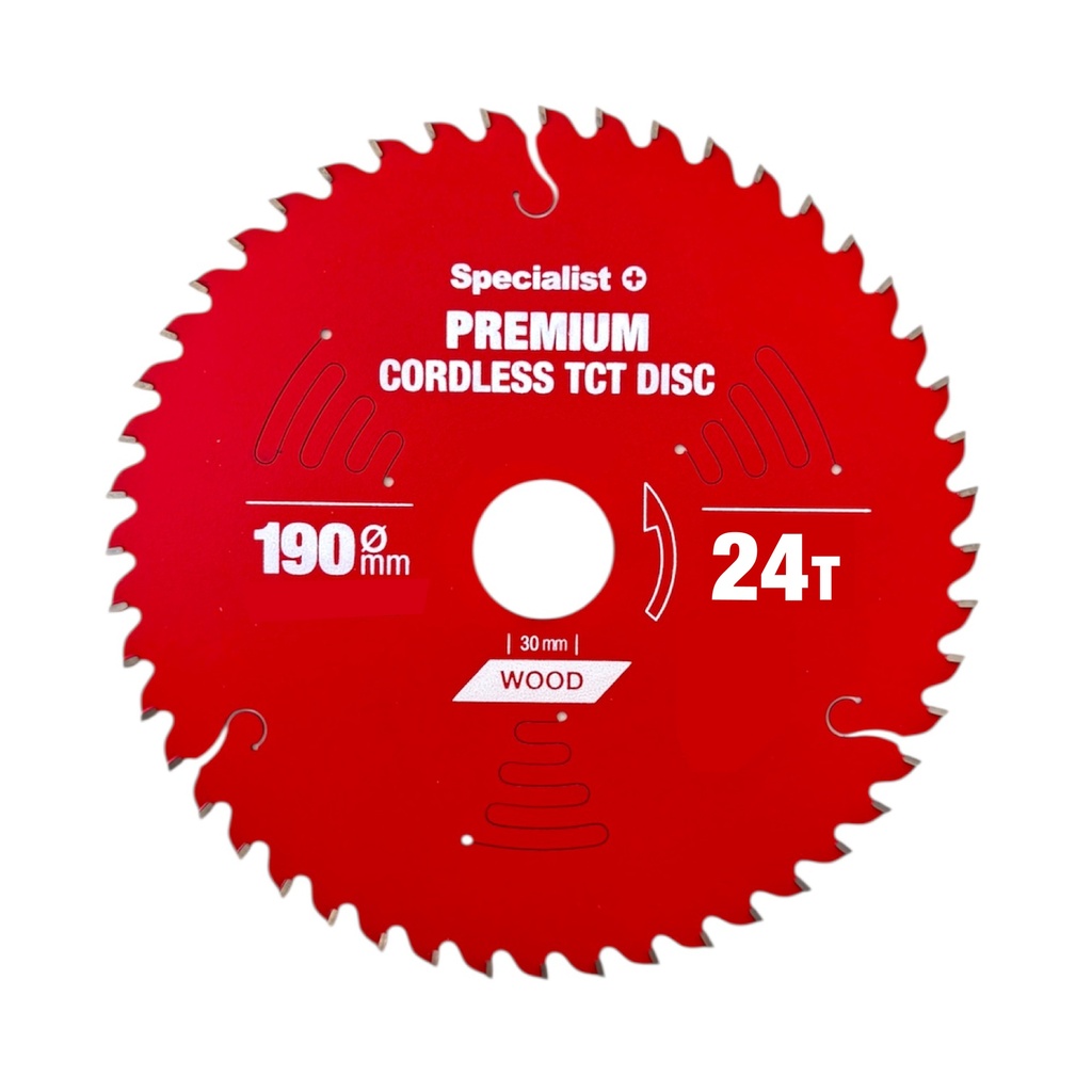 Lõikeketas 190x24Tx30mm, Cordless PREMIUM, SPECIALIST+