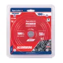 Pjovimo diskas 190x56Tx30mm, Aluminium PREMIUM, SPECIALIST+