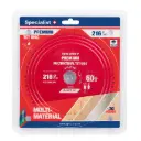 Cutting disc 216x60Tx30mm, Multimaterial PREMIUM, SPECIALIST+ 