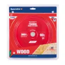 Pjovimo diskas 260x60Tx30mm, Wood PREMIUM, SPECIALIST+ 