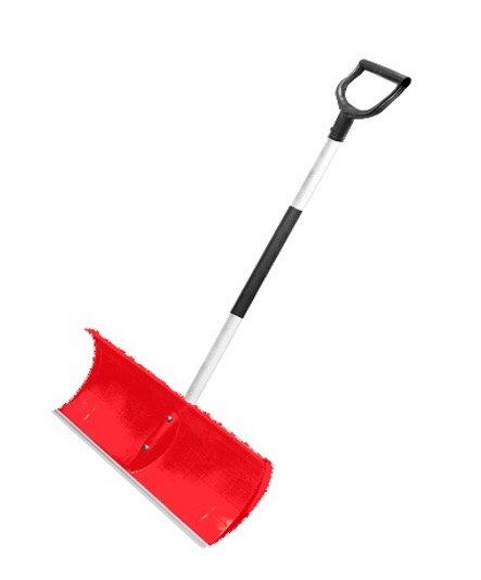 Snow shovel 60 cm, Roller, QBRICK