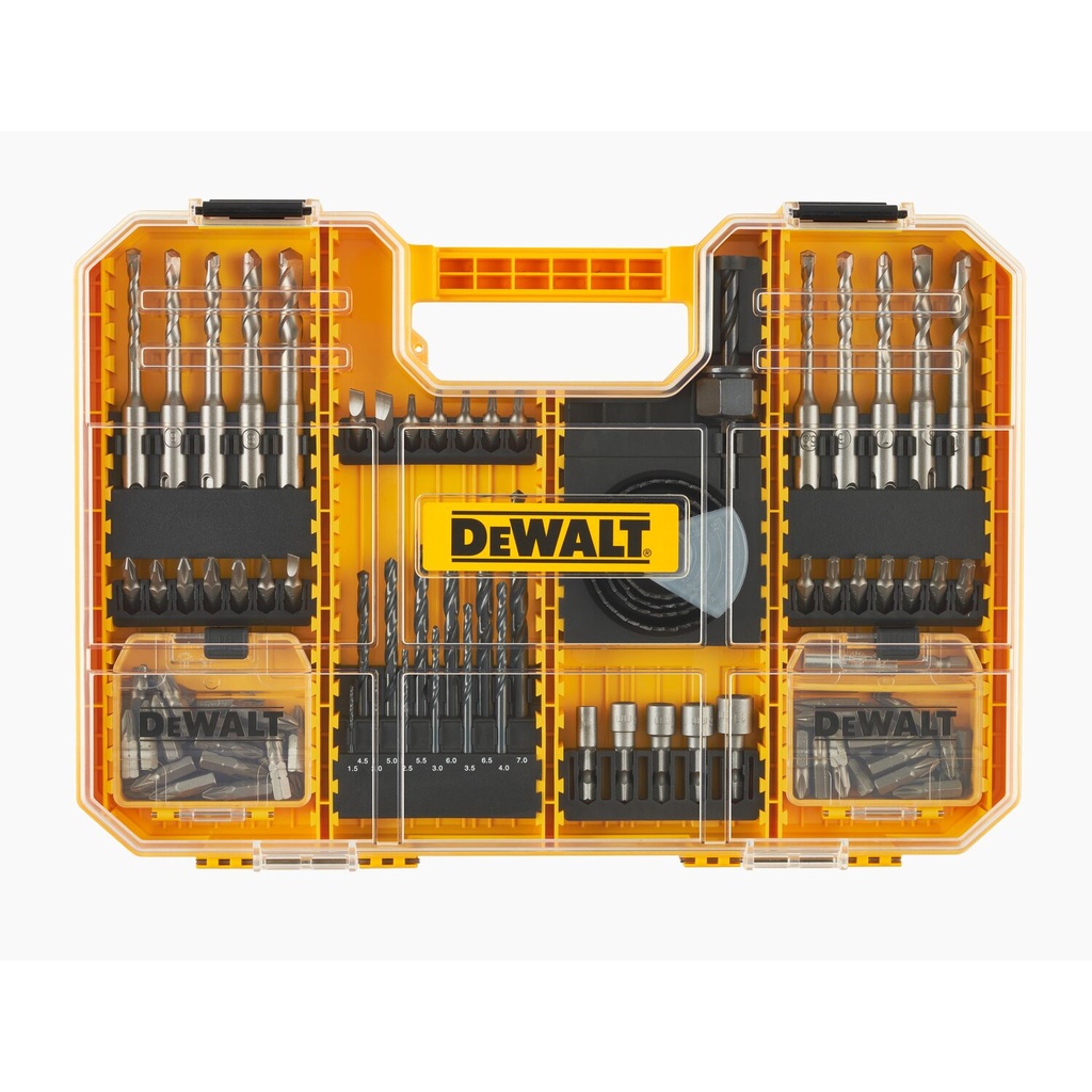 TSTAK uzgaļu un urbju komplekts, DeWALT, 102 gab.