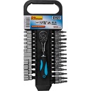 Socket Set with Ratchet 1/4", Richmann, 27 pcs.