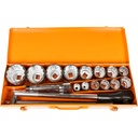 Uzgaļu un atslēgu komplekts 3/4" 12-stūra, Richmann