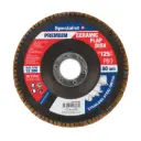 Atlokšņu slīpēšanas disks 125 mm, P60, Keramiskais PREMIUM, SPECIALIST+