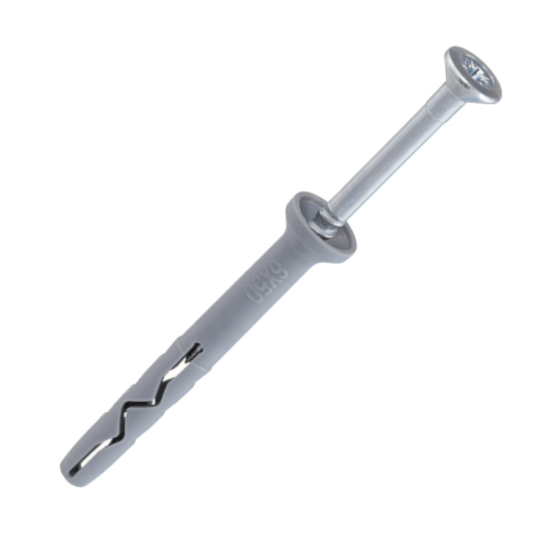 Hammer drive fixing plug 8x60-ZnG SM, WKRET-MET, 100pcs.