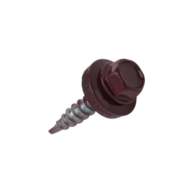 Roofing self-drilling screw for metal  4,8x19-Zn RAL3009, WF, WKRET-MET, 250pcs.