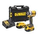 Löögiga mutrivõti 1/2", DCF922P2T 18V, 2x5 Ah, DeWALT