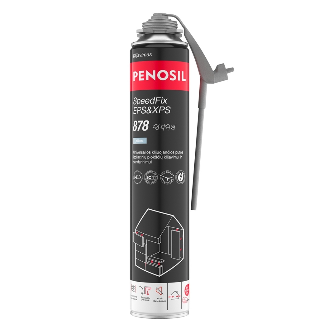Universalios klijuojančios putos SpeedFix EPS&XPS 878, 750 ml, PENOSIL