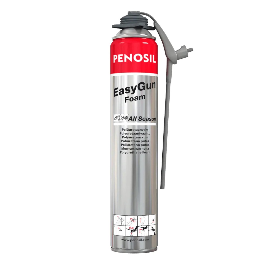Sandarinimo putos su unikaliu aplikatoriumi EasyGun, 750 ml, PENOSIL