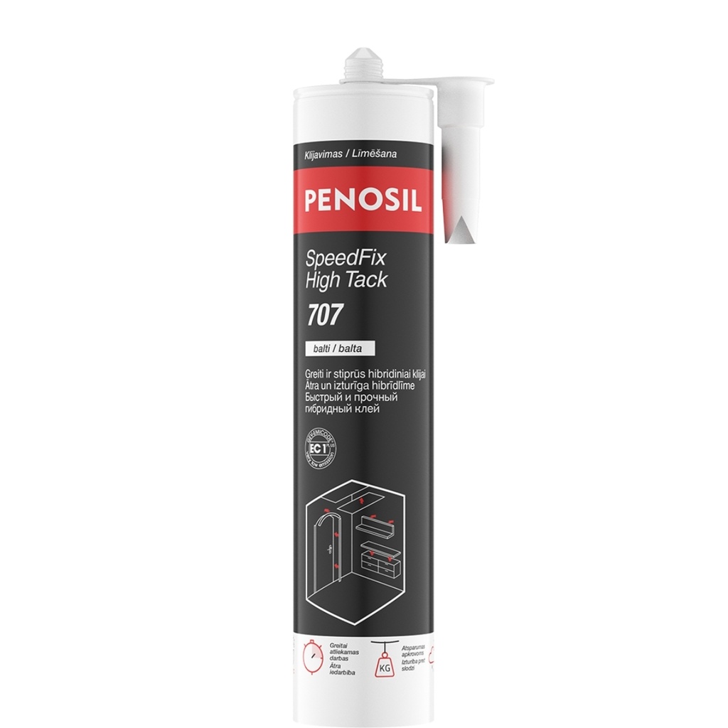 Tugev liim SpeedFix High Tack 707, valge, 290 ml, PENOSIL