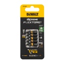 Sukimo antgaliukai FLEXTORQ T10 25 mm, DeWALT, 5 vnt.