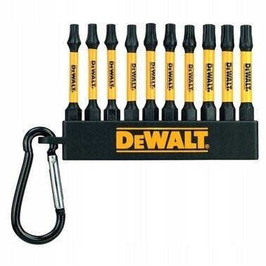 FLEXTORQ Torx Screwdriver Bits 57 mm, Dewalt, 10 pcs