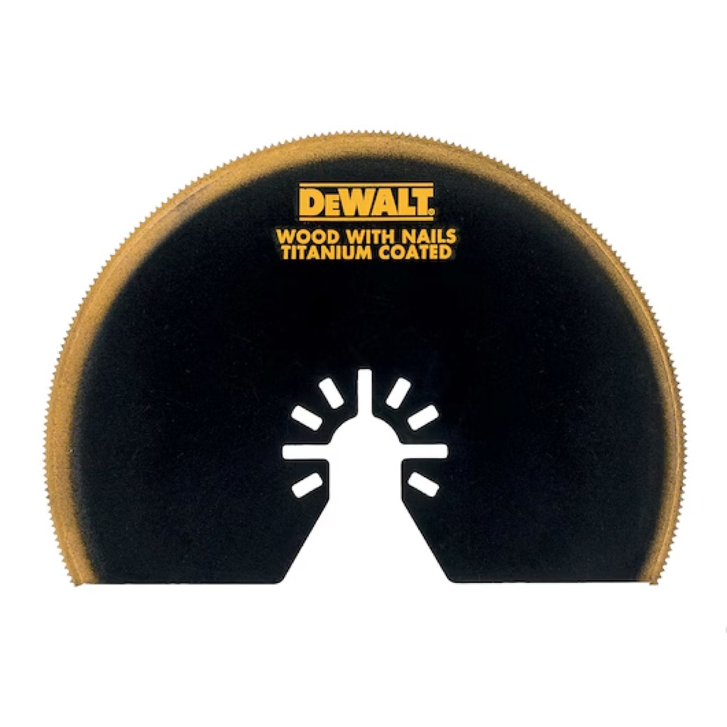 Daugiafunkcinio įrankio pusapvalė geležtė 102 mm, DeWALT