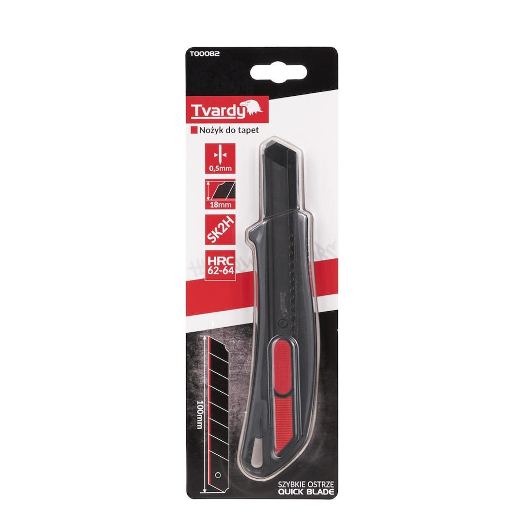 Utility knife 100x18x0.5 mm, GEKO