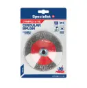 Wire brush wheel, straight wire, 115 mm, M14, SPECIALIST+