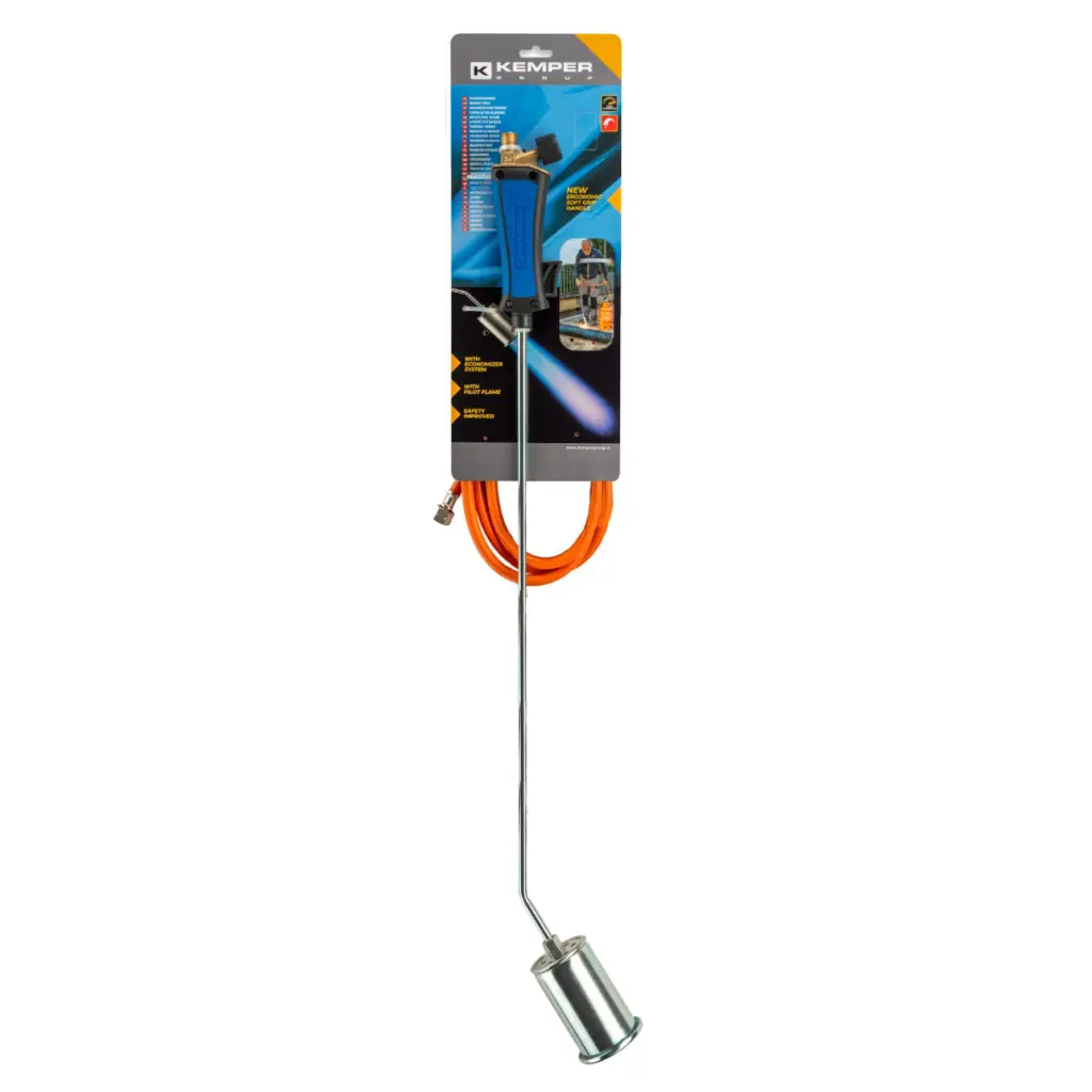 Roofing torch 86 cm, without regulator, with 5 m hose, KEMPER