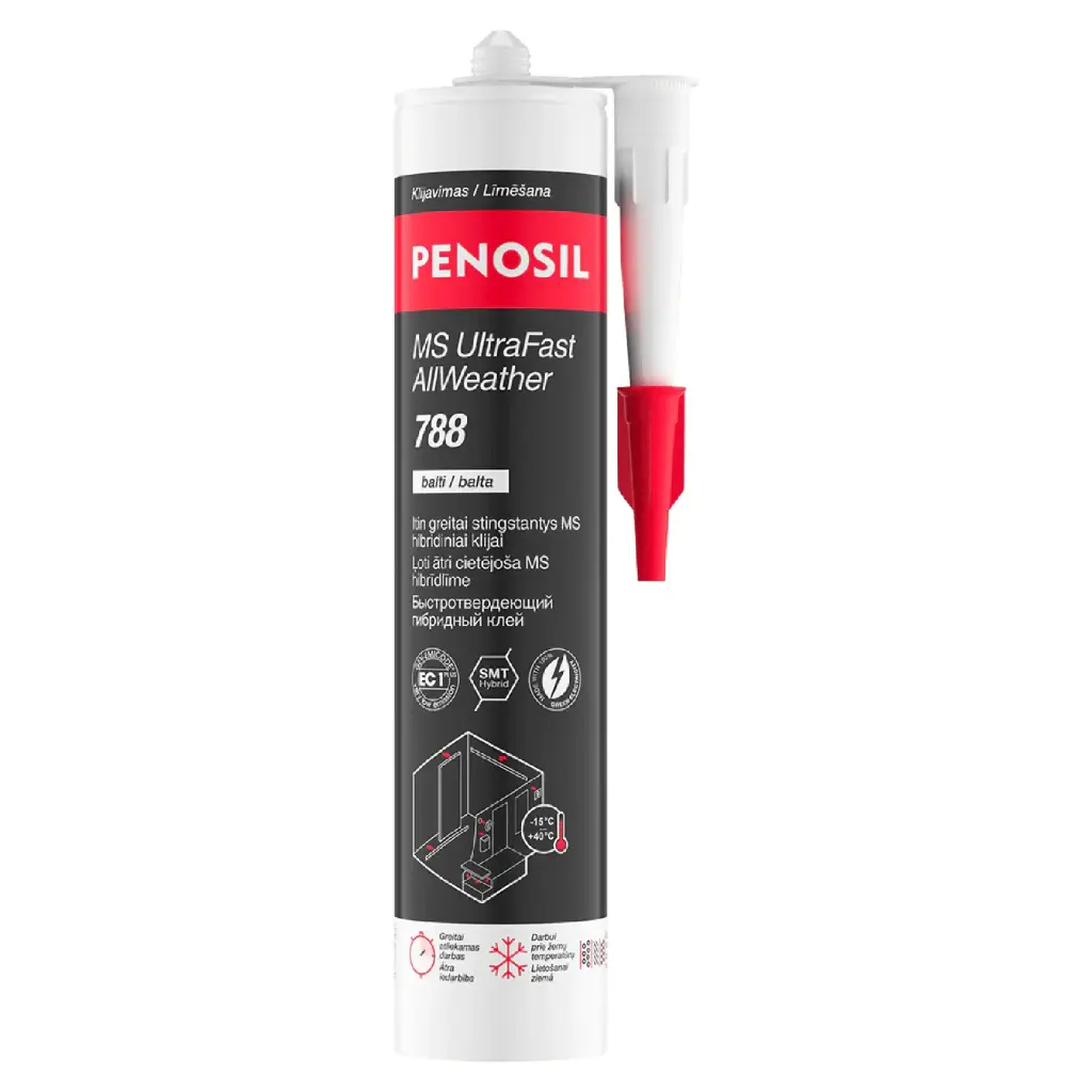Fast-curing adhesive, MS UltraFast AllWeather 788, 290 ml, PENOSIL