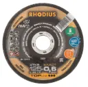 Cutting disc XTK66, 125x0.6x22.23 mm, RHODIUS, 10 pcs
