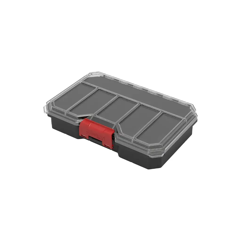 Vidutinio dydžio smulkmenų dėtuvė, juoda, QBRICK