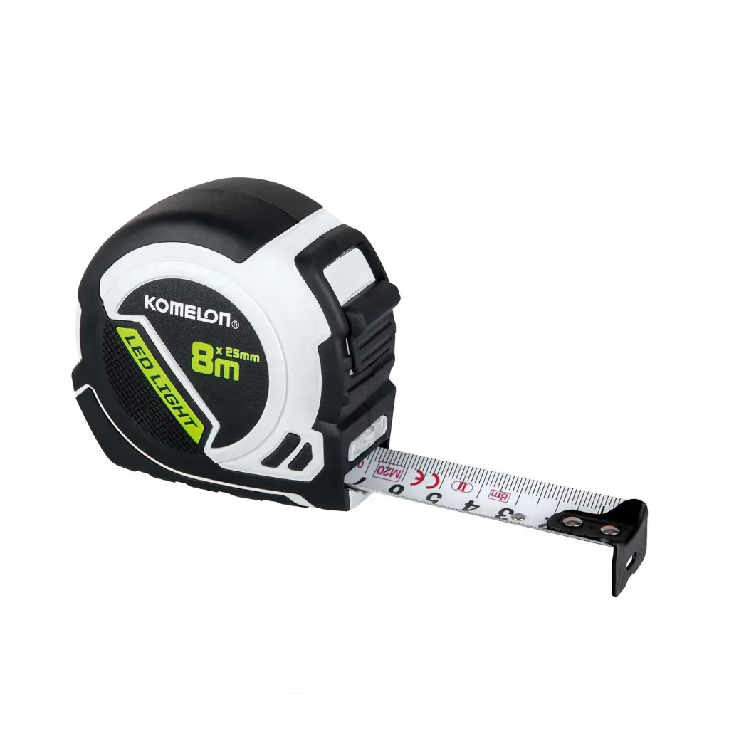 Measuring tape with LED, KMC-93L, 8 m, KOMELON