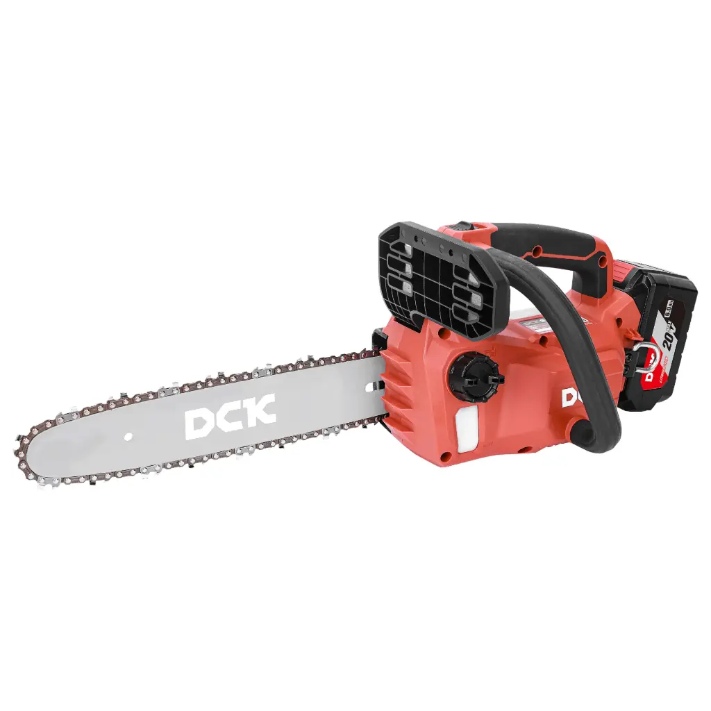 Akumuliatorinis bešepetėlinis grandininis pjūklas 30 cm, 20V, KDCS20122FK, DCK (2x5,0Ah akumuliatorius, įkroviklis)