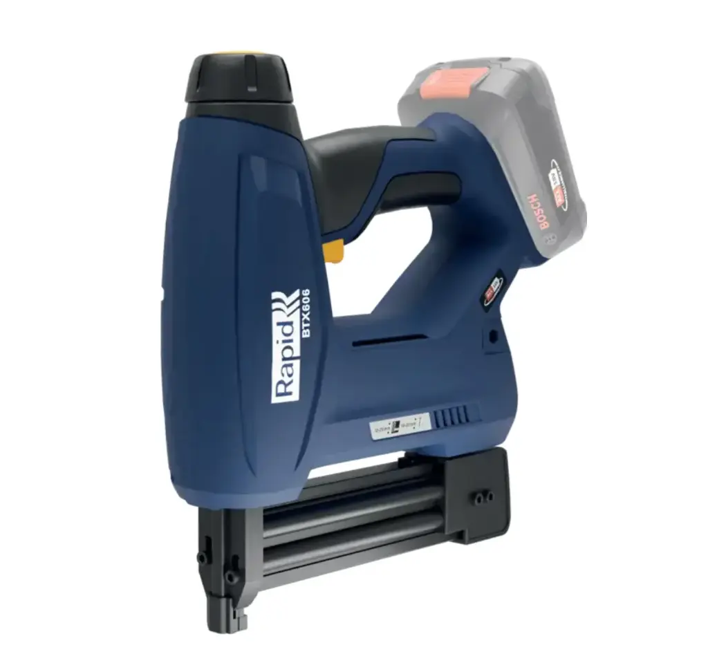 Bezvadu apdares naglotājs BTX606, Nr. 8, 15–30 mm, No. 606, 12-25 mm. 18V, RAPID