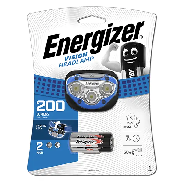 Galvas lukturis, 350lm, 3xAAA, VISION HD+, ENERGIZER