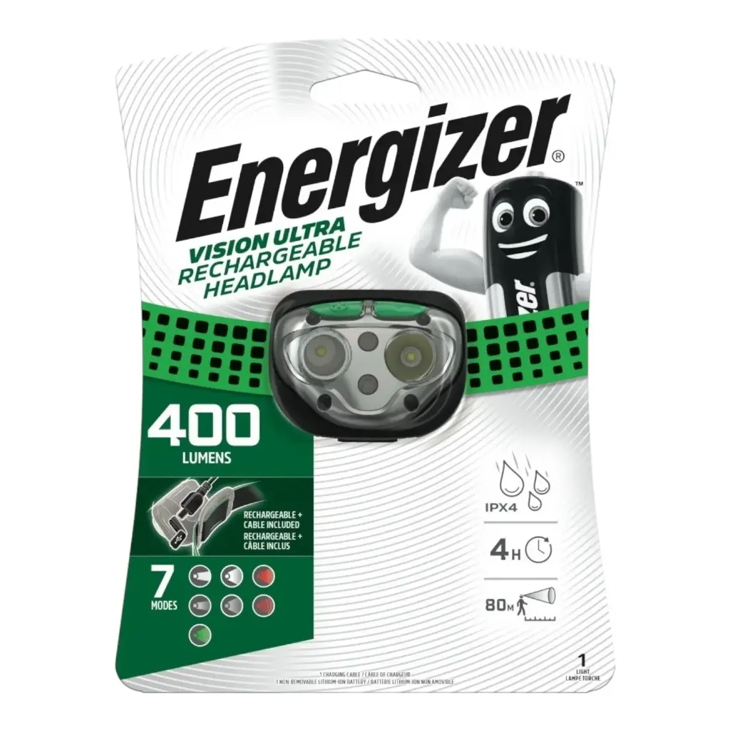 Pealamp, 400 lm, laetav, VISION ULTRA, ENERGIZER