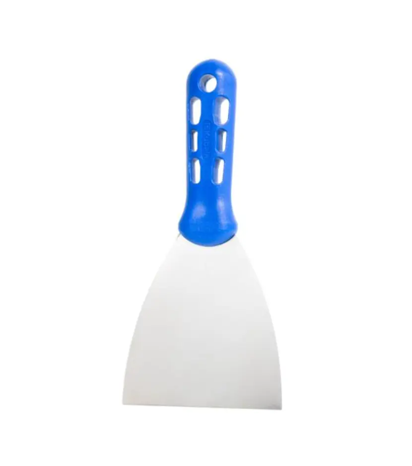 Stainless steel spatula with plastic handle, 100 mm. KUBALA
