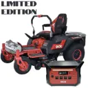 Limited Set: Battery-powered zero-turn lawn tractor 58V, 106 cm, DCK (1 x 40Ah + 2 x 7.5Ah batteries and 1800W charger) and universal charging station 110–240V, 3600W, DCK.