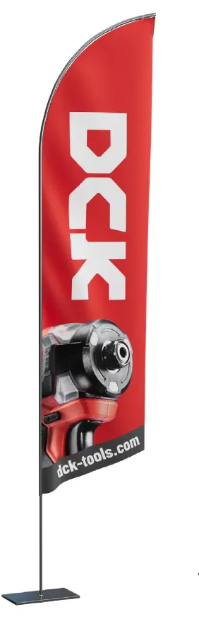 Vėliava KDPL208 500x2000 mm, DCK