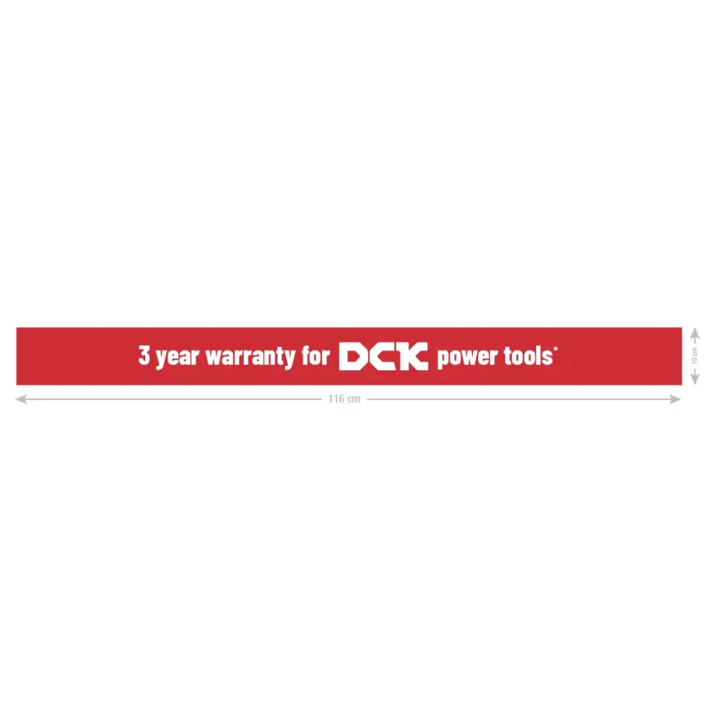 Magnetic warranty strip, 120 cm, LV, DCK