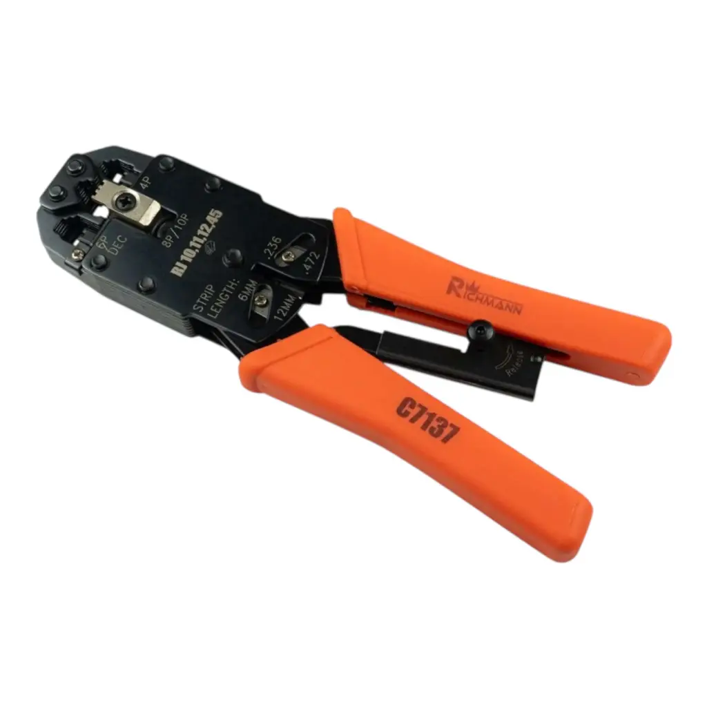 Crimping pliers for RJ connectors, RICHMANN